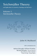 book cover, Teichmuller theory, volume 1